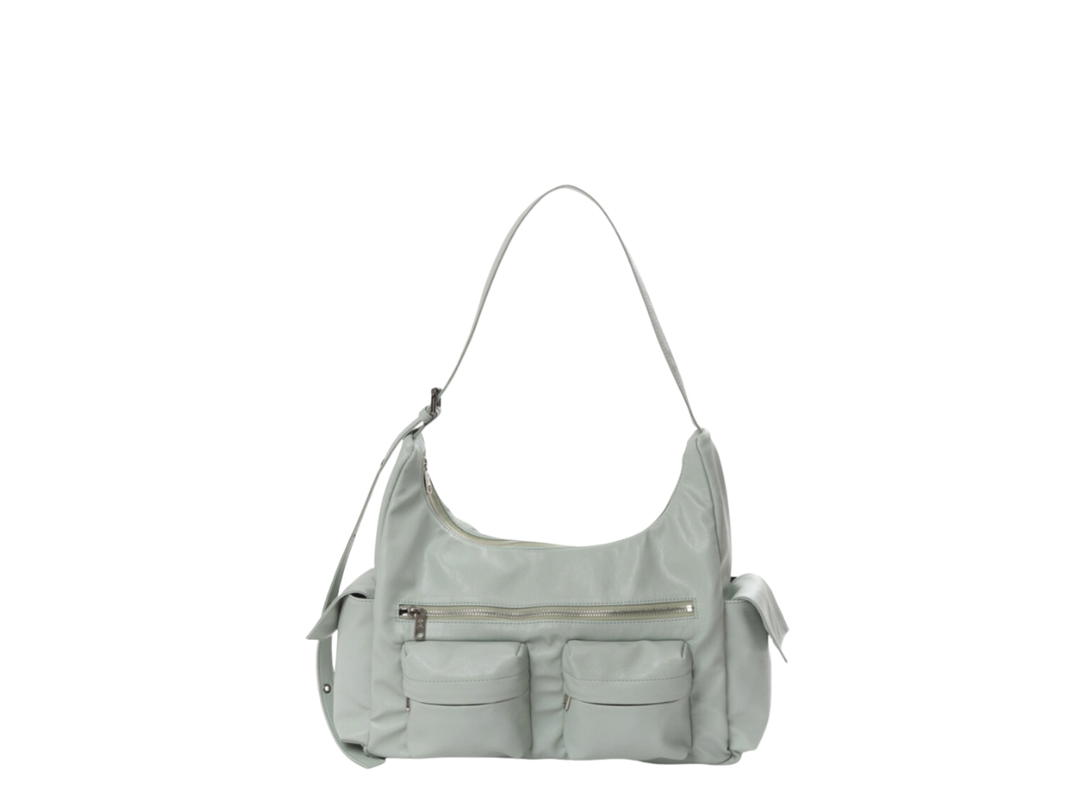 Samo Ondoh Samo Ondoh Pocket Mug Bag L In Nappa Leather Ice