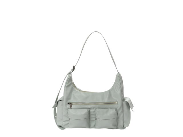 Samo Ondoh Samo Ondoh Pocket Mug Bag L In Nappa Leather Ice - view 1