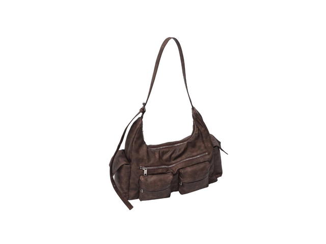 Samo Ondoh Samo Ondoh Pocket Mug Bag L Leather Vintage Brown - view 2