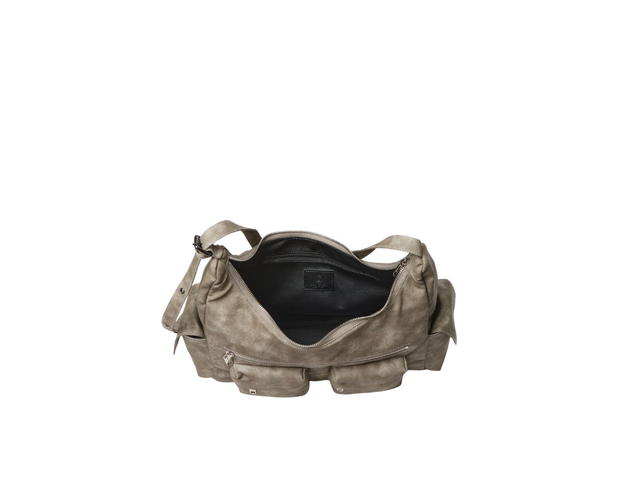 Samo Ondoh Samo Ondoh Pocket Mug Bag L Leather Vintage Khaki - view 4