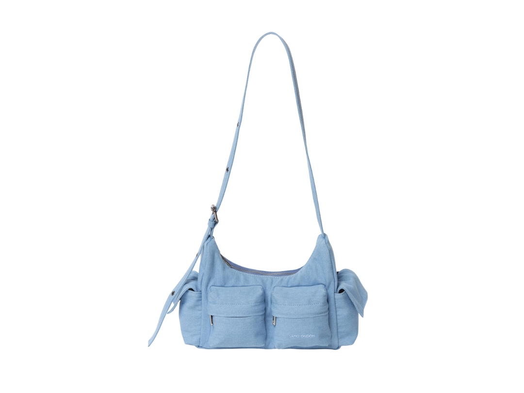Samo Ondoh Samo Ondoh Pocket Mug Bag M In Cotton Denim