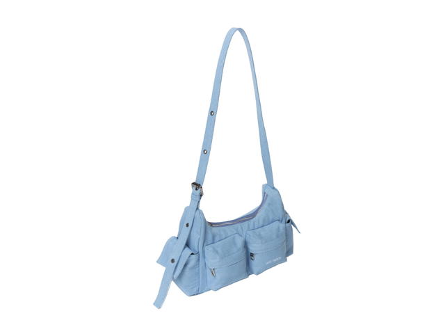 Samo Ondoh Samo Ondoh Pocket Mug Bag M In Cotton Denim - view 2
