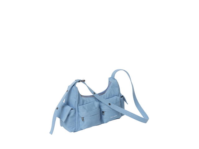 Samo Ondoh Samo Ondoh Pocket Mug Bag M In Cotton Denim - view 3