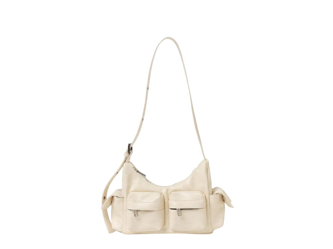 Samo Ondoh Samo Ondoh Pocket Mug Bag M In Leather Savage Cream