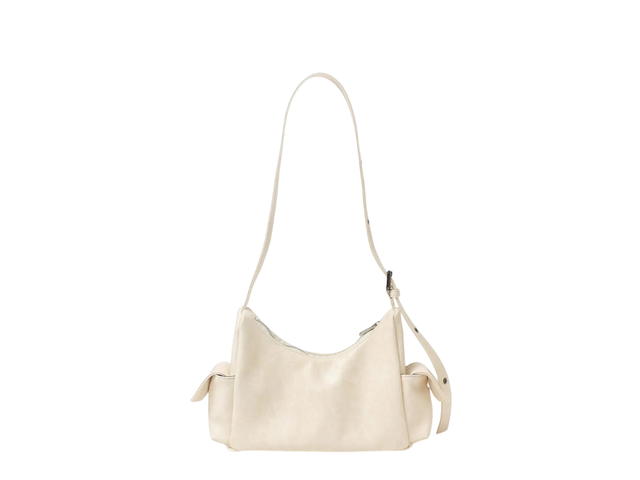 Samo Ondoh Samo Ondoh Pocket Mug Bag M In Leather Savage Cream - view 3