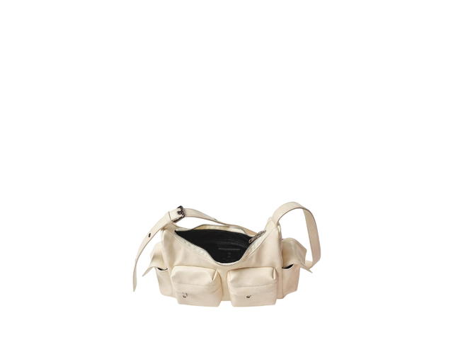 Samo Ondoh Samo Ondoh Pocket Mug Bag M In Leather Savage Cream - view 4
