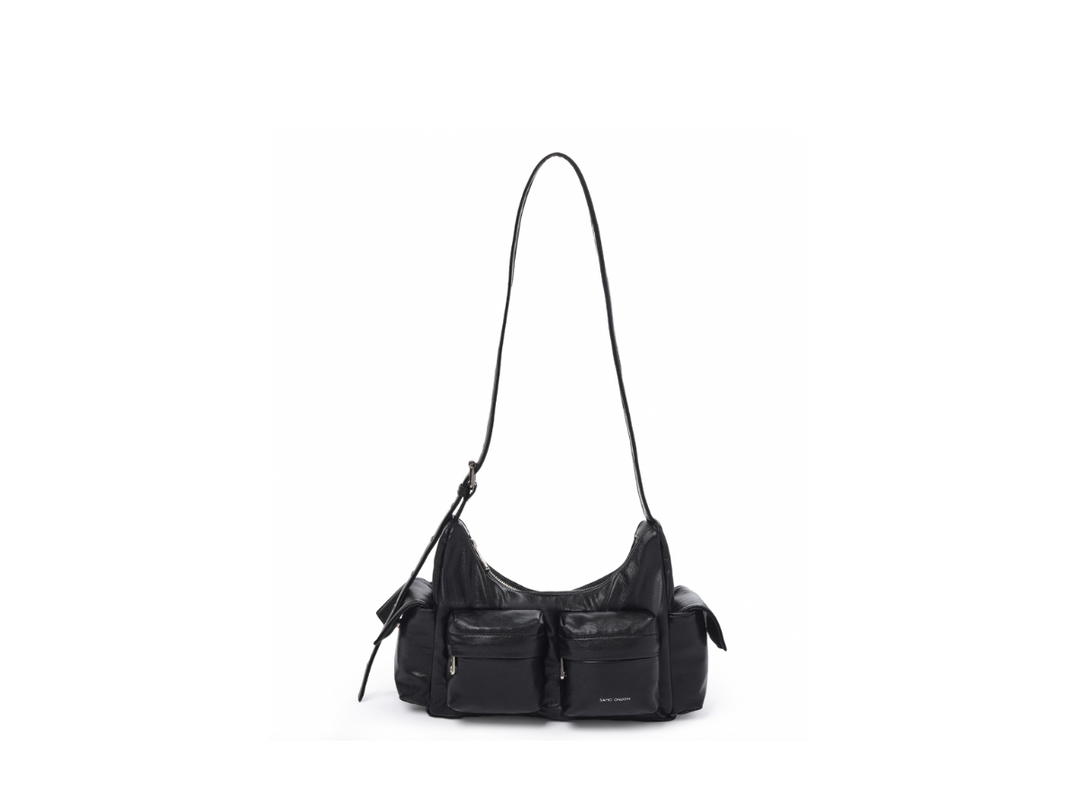 Samo Ondoh Samo Ondoh Pocket Mug Bag M In Nappa Leather Black