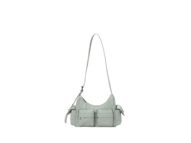 Samo Ondoh Samo Ondoh Pocket Mug Bag M In Nappa Leather Ice - view 1