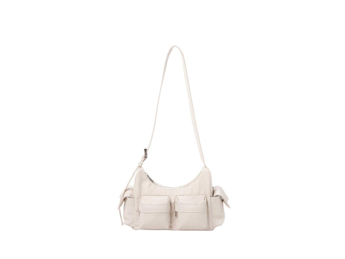 Samo Ondoh Samo Ondoh Pocket Mug Bag M In Nappa Leather Ivory