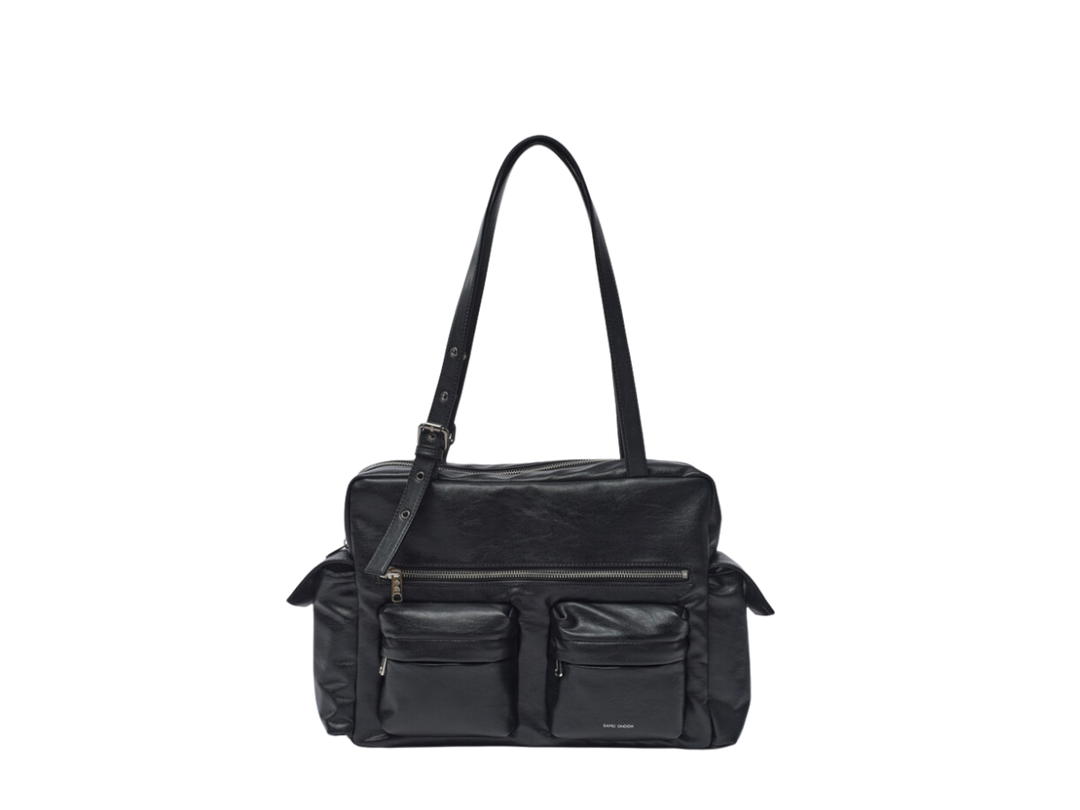 Samo Ondoh Samo Ondoh Pocket Utility Bag L In Nappa Black