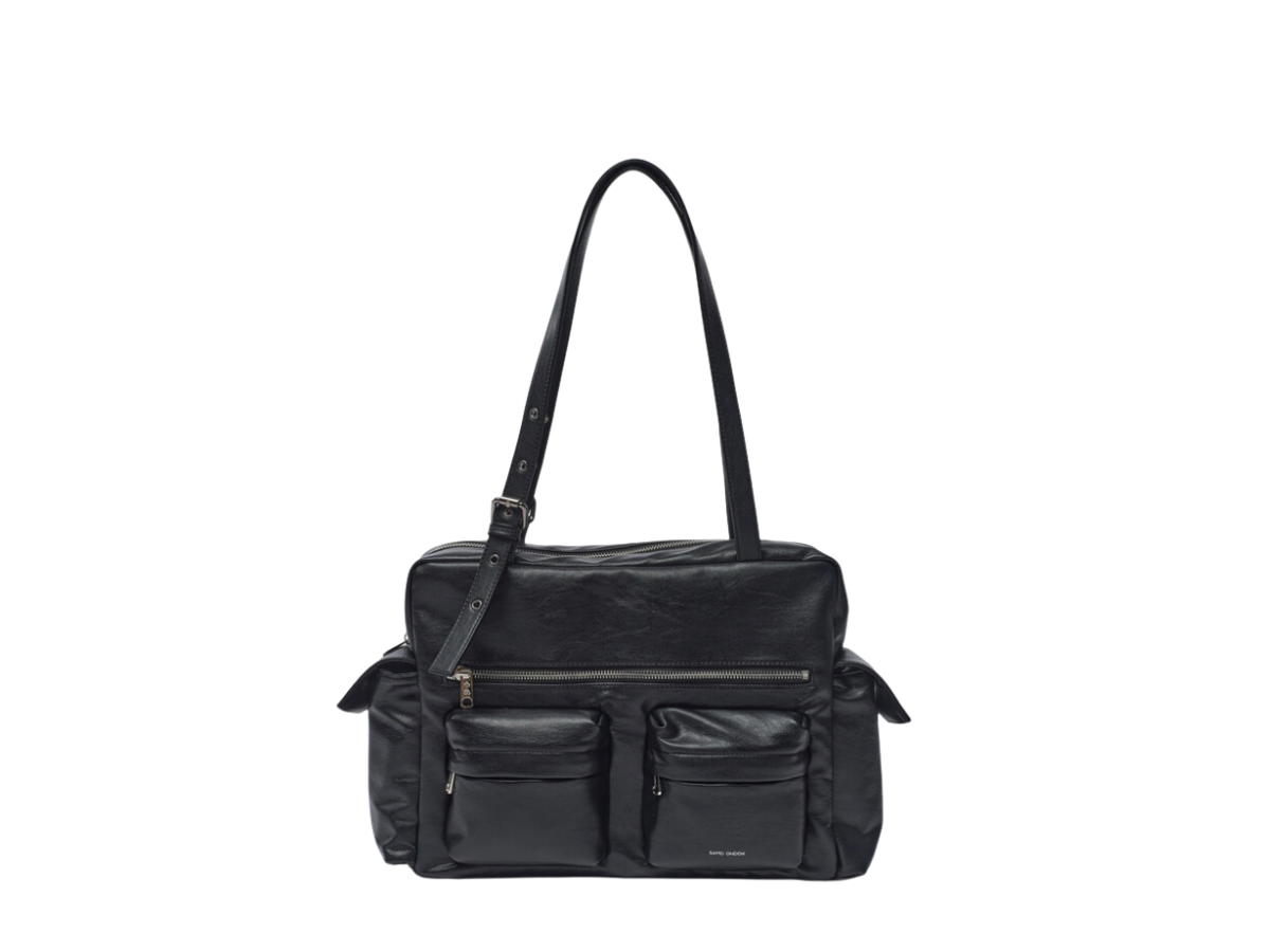 Samo Ondoh Samo Ondoh Pocket Utility Bag L In Nappa Black
