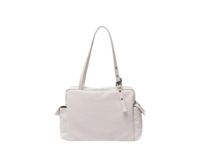 Samo Ondoh Samo Ondoh Pocket Utility Bag L In Nappa Ivory - view 3