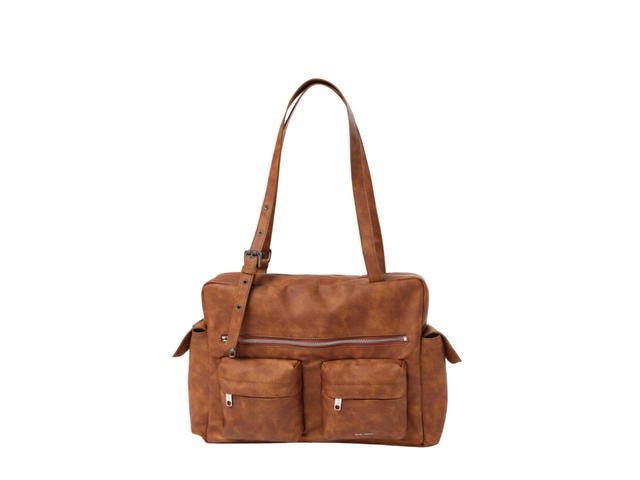 Samo Ondoh Samo Ondoh Pocket Utility Bag L In Vintage Caramel - view 1