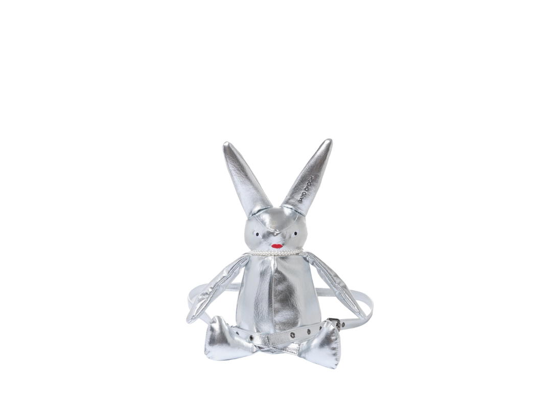 Samo Ondoh Samo Ondoh Tokiyom Backpack In Nappa Leather Silver (Wearing Ive Ray)