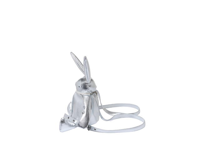 Samo Ondoh Samo Ondoh Tokiyom Backpack In Nappa Leather Silver (Wearing Ive Ray) - view 3