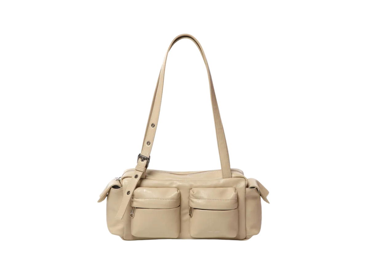 Samo Ondoh Samo Ondoh Pocket Utility Bag M Nappa Milk Tea
