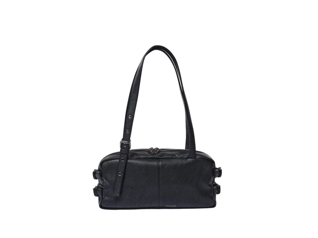 Samo Ondoh Samo Ondoh Side Belt Bag M Nappa Matt Black