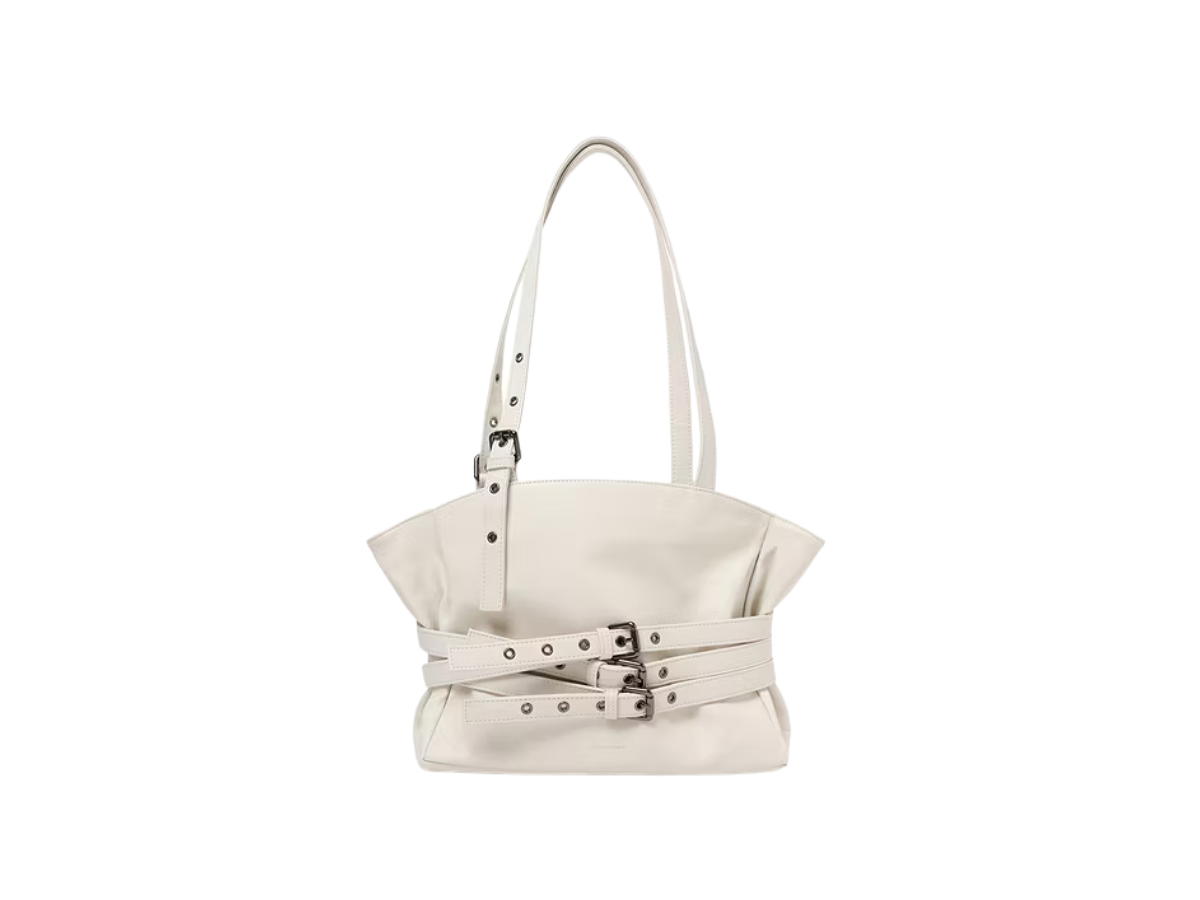 Samo Ondoh Samo Ondoh Trio Belt Corset Bag M Nappa Matt Ivory