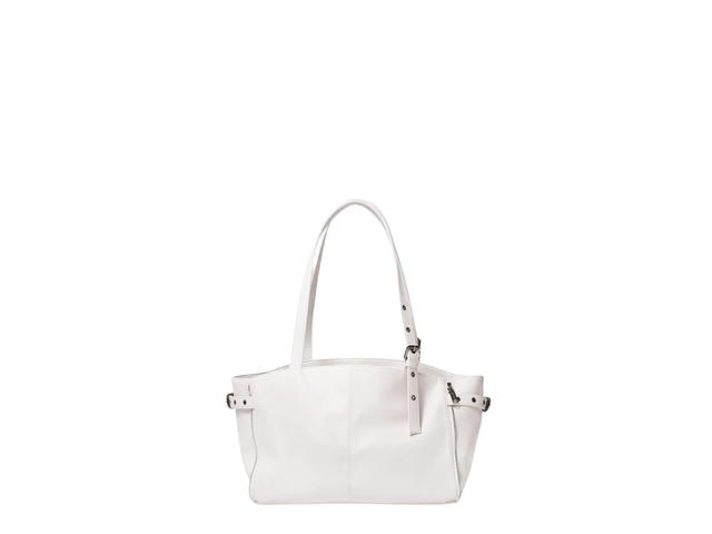 Samo Ondoh Samo Ondoh Zipper Shopper Bag M Nappa Ivory - view 2
