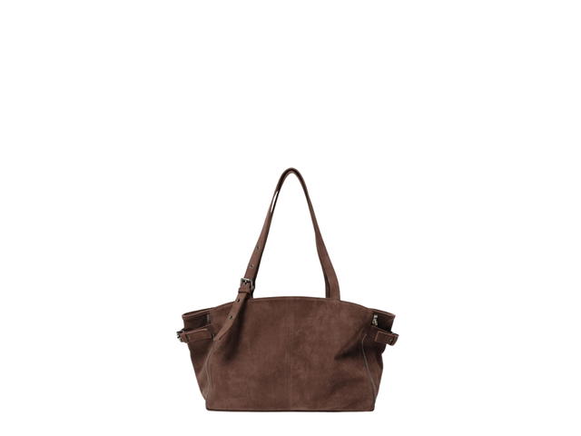 Samo Ondoh Samo Ondoh Zipper Shopper Bag M Suede Brown - view 1