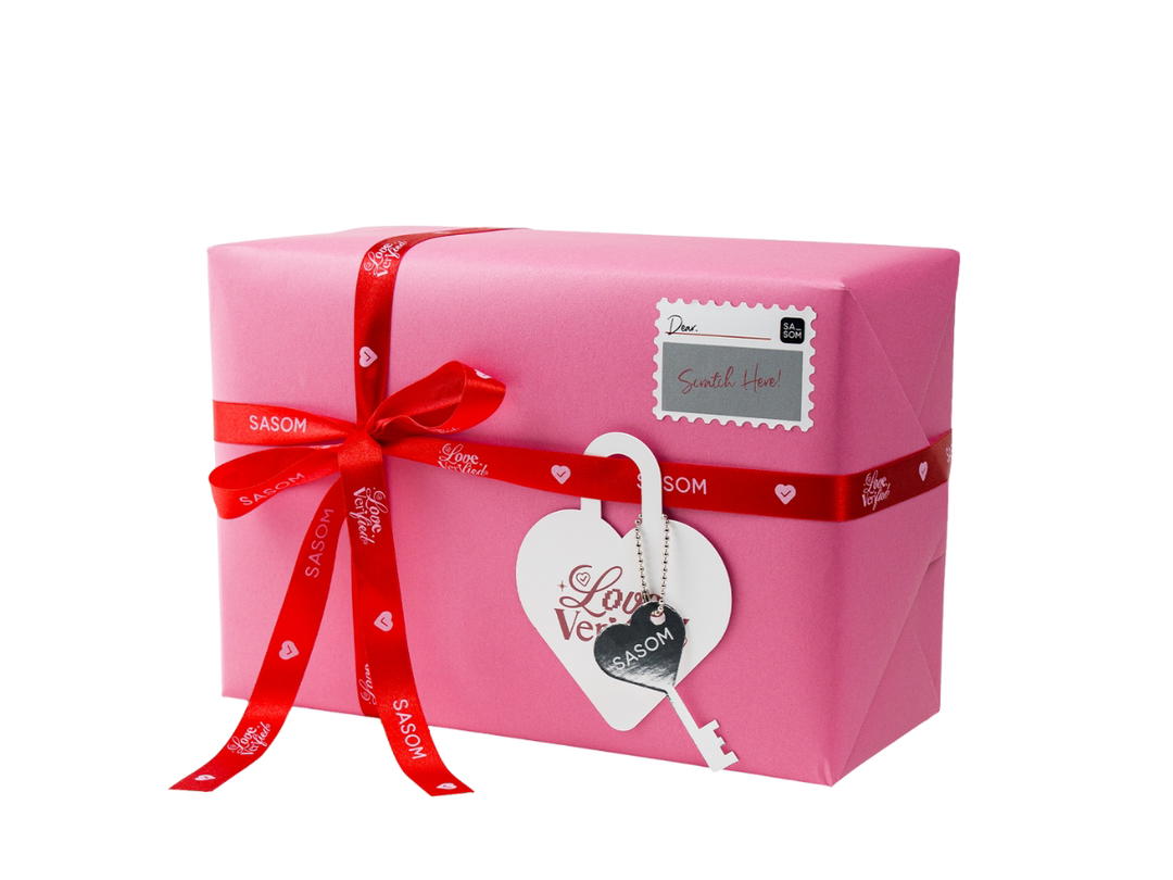 Sasom Gift Wrapping (Rosie Pink: Love Verified)