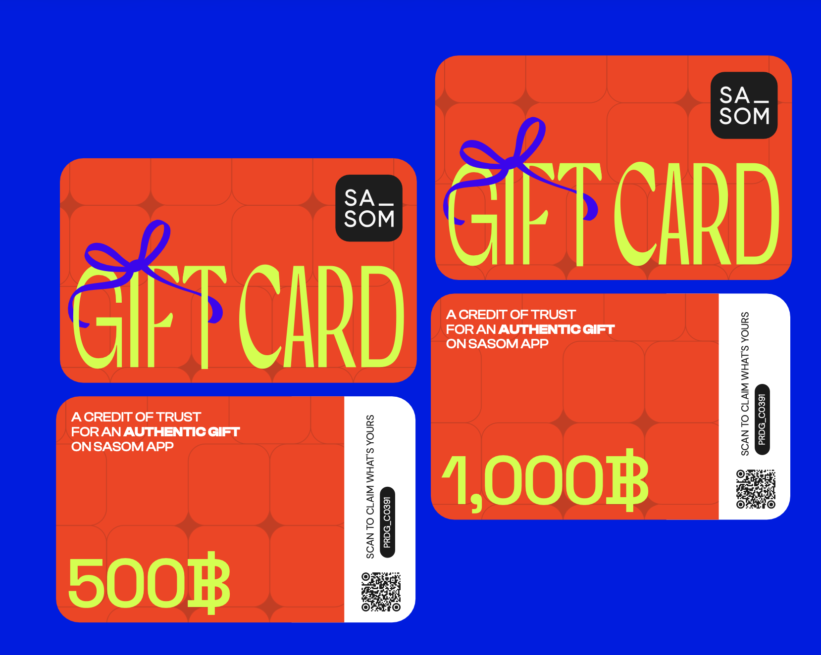 Buy SASOM "Solar Red Entry" Gift Card at Sasom – Authentic and Ready to Ship
