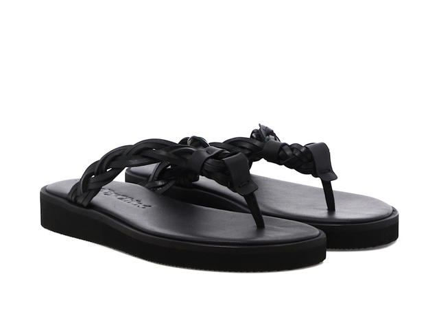 Chloé Chloé New New Gaucho Sandals Black Pelle Di Vitello Gomma (W) - view 3