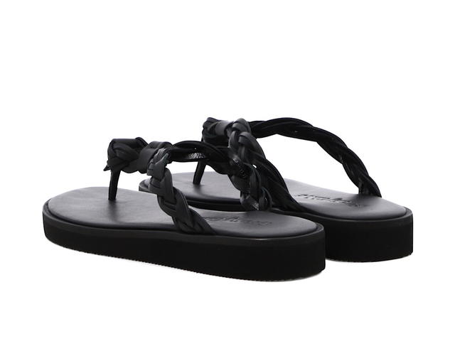 Chloé Chloé New New Gaucho Sandals Black Pelle Di Vitello Gomma (W) - view 4