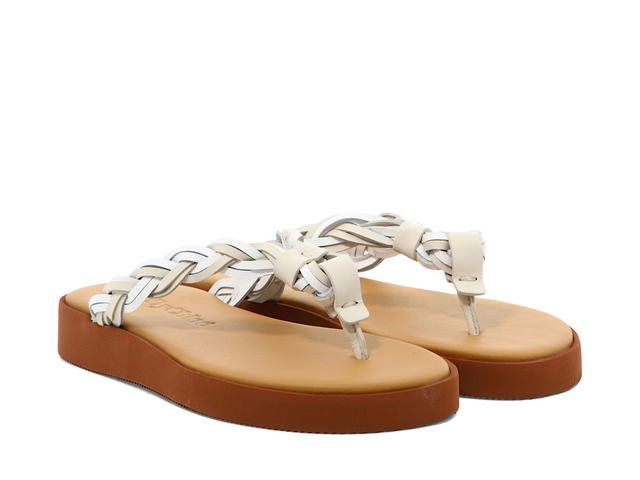 Chloé Chloé Gaucho Sandals White Pelle Di Vitello Gomma (W) - view 2