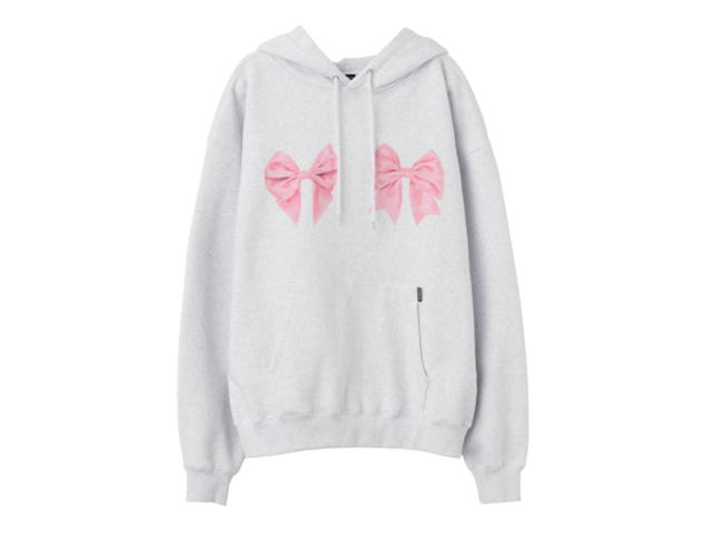 Sculptor Sculptor Bow Bow Hoodie White Melange - view 1