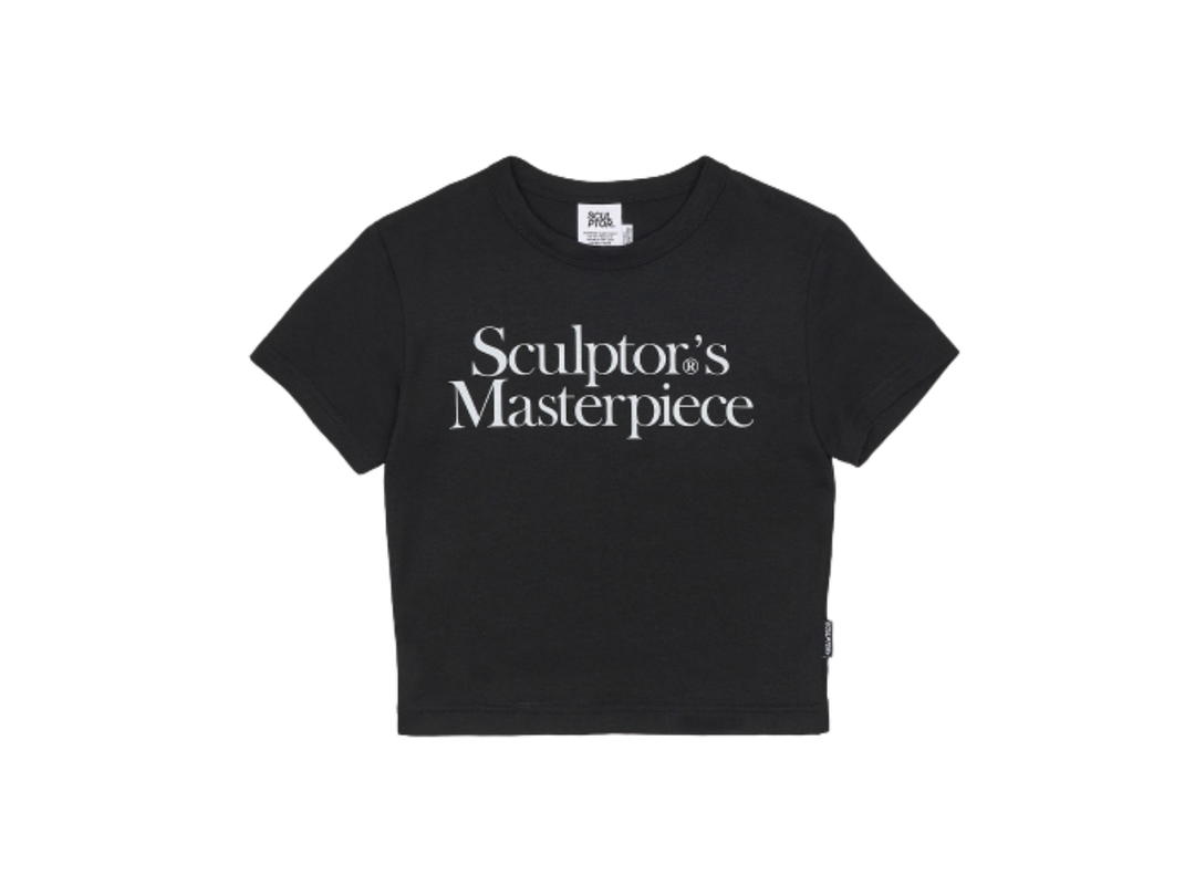 Sculptor Sculptor Masterpiece Crop Tee Black