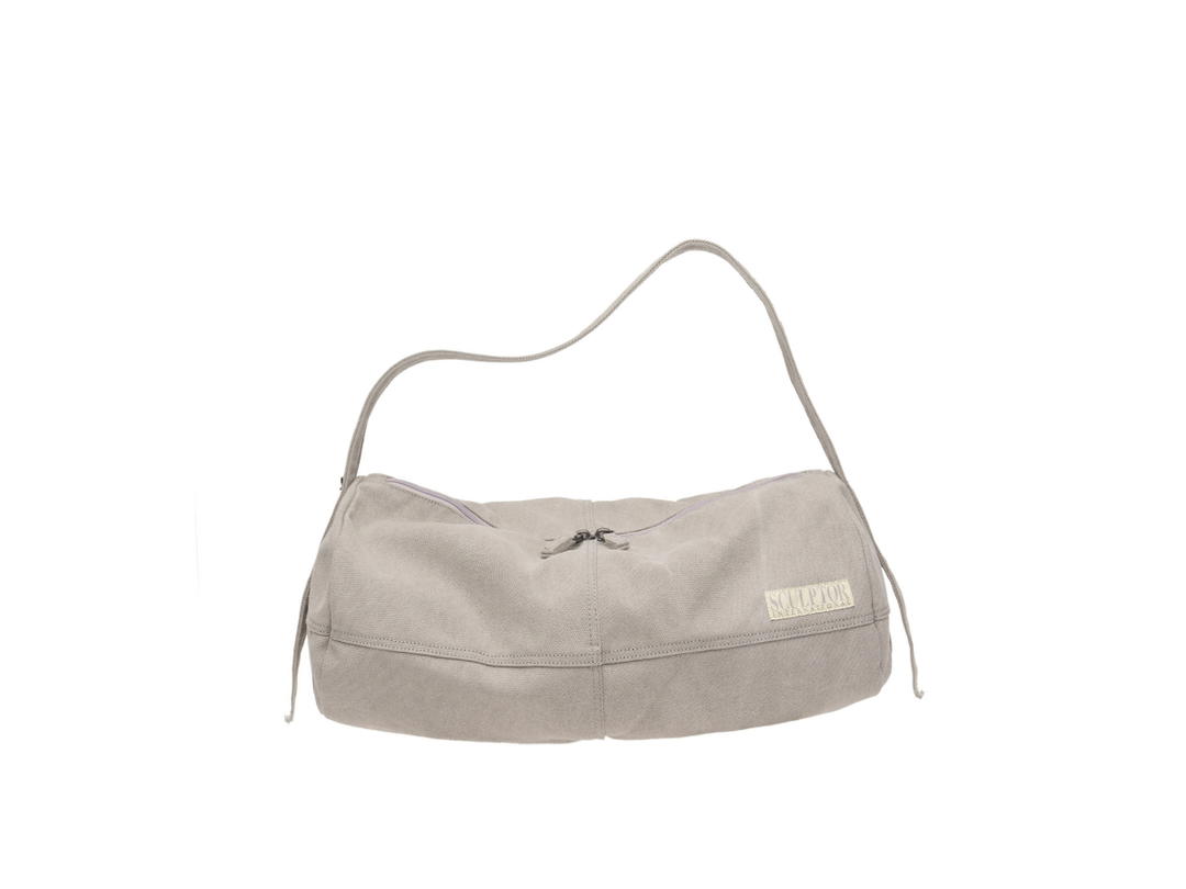 Sculptor Sculptor Vintage Canvas Duffel Bag Pale Gray