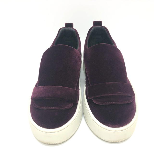 Sergio Rossi Sergio Rossi A79290 SR1 Slip-on sneakers shoes sneakers Velor wine-red - view 3