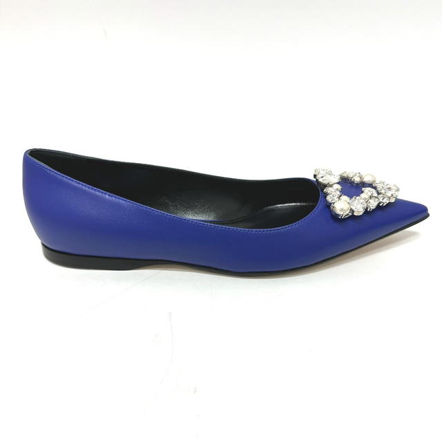 Sergio Rossi Sergio Rossi B09820-MNAN07 Triangle Bijoux Shoes Ballet Flats pumps Unused - view 4