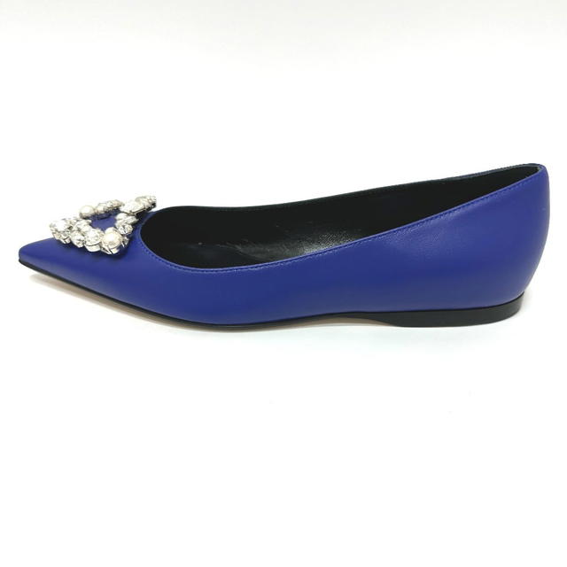 Sergio Rossi Sergio Rossi B09820-MNAN07 Triangle Bijoux Shoes Ballet Flats pumps Unused - view 5