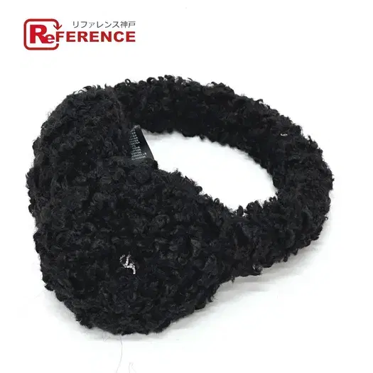 Buy Sergio Rossi Faux Fur Apparel Accessories Earmuff polyester Black Unused at Sasom – Authentic and Ready to Ship
