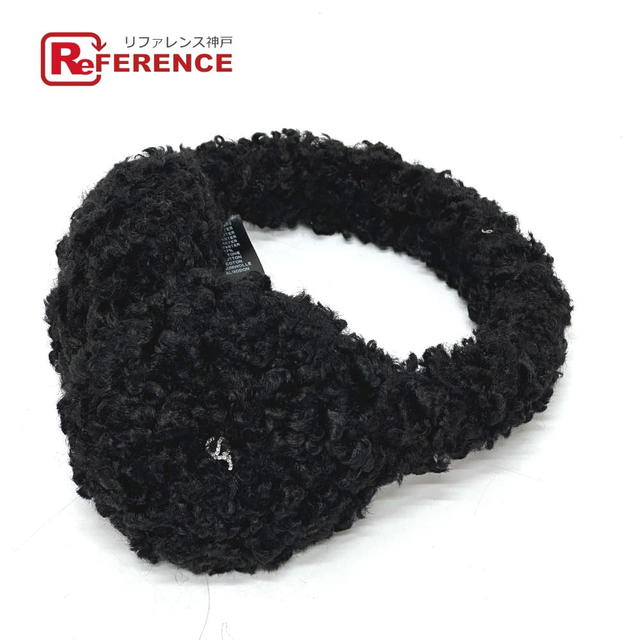 Sergio Rossi Sergio Rossi Faux Fur Apparel Accessories Earmuff polyester Black Unused - view 1