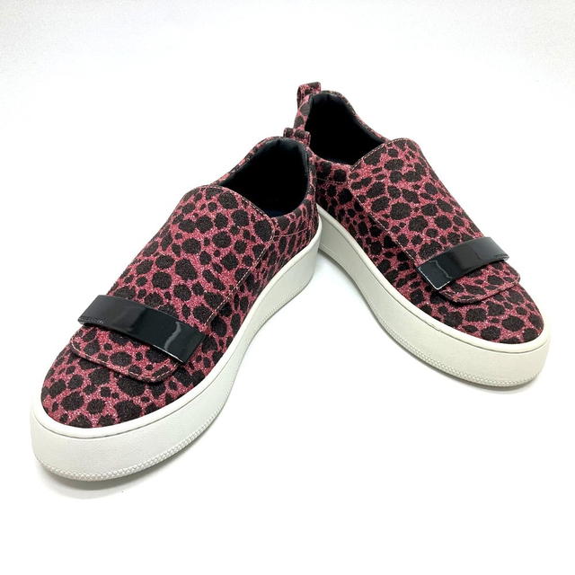 Sergio Rossi Sergio Rossi Leopard Glitter Slip-on Other shoes cotton Pink x Black - view 1