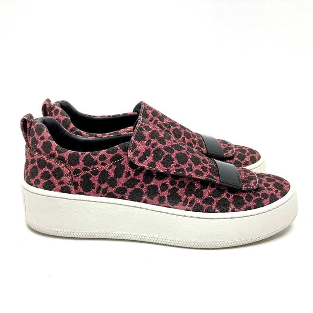 Sergio Rossi Sergio Rossi Leopard Glitter Slip-on Other shoes cotton Pink x Black - view 4