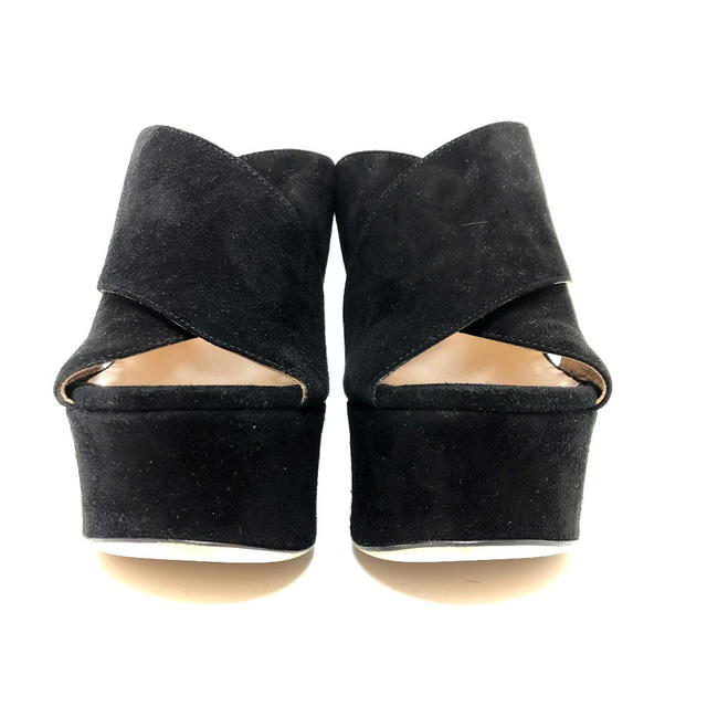 Sergio Rossi Sergio Rossi Open to Sandals suede Black Unused - view 3