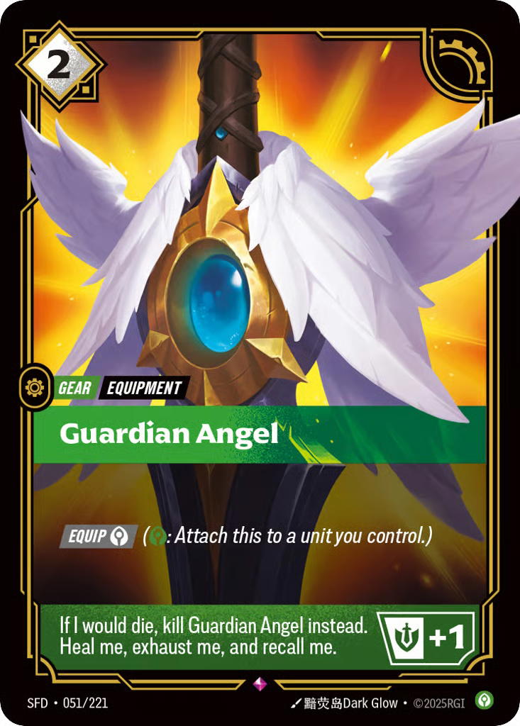 Riftbound Riftbound Guardian Angel [SFD 051/221] Spiritforged [Foil] (EN)