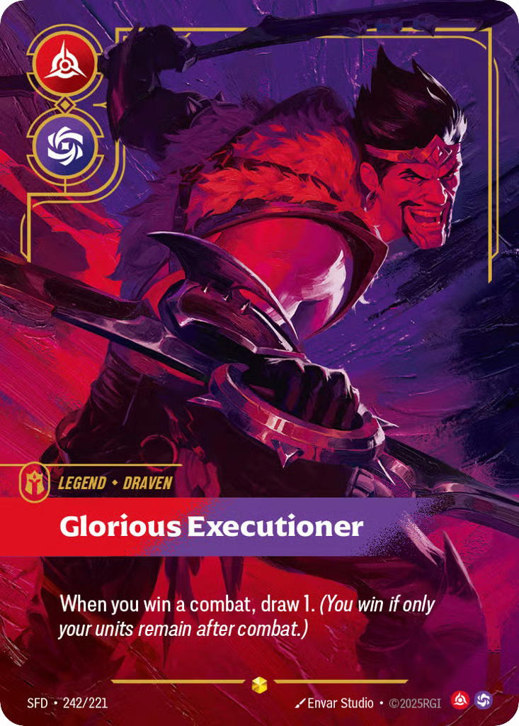 Riftbound Riftbound Glorious Executioner [SFD 242/221] Spiritforged [Foil] (EN)