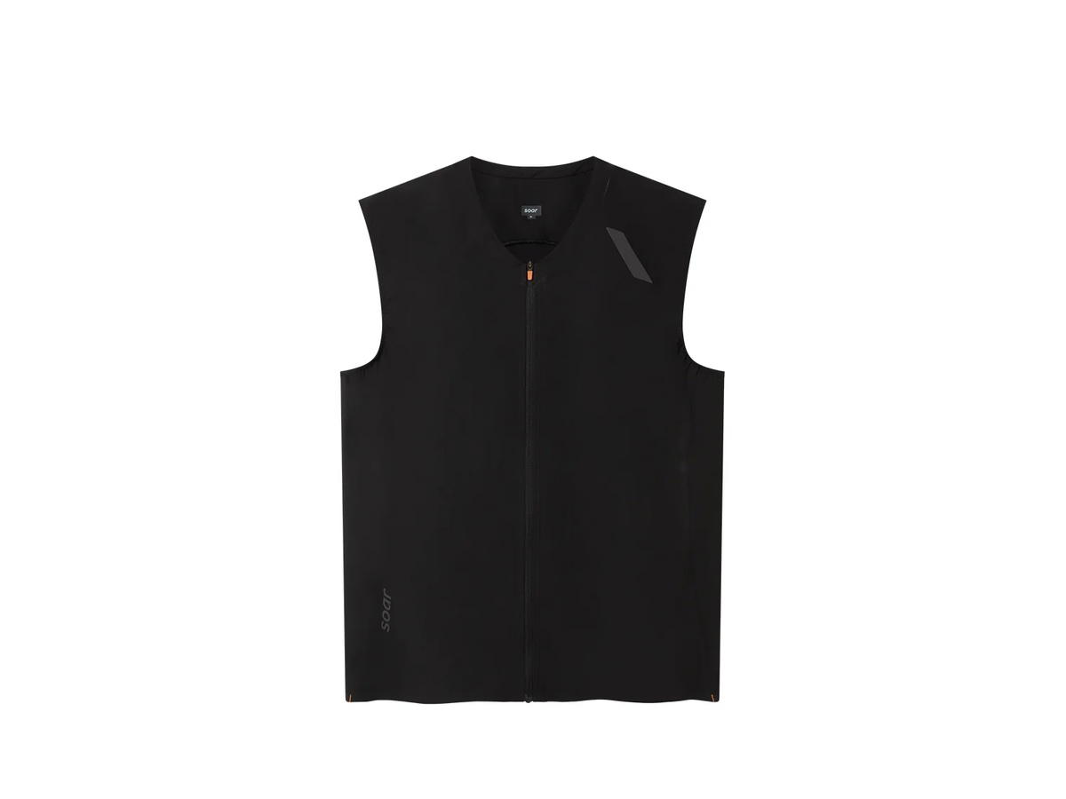 SOAR Running SOAR Running Rainout Gilet Black