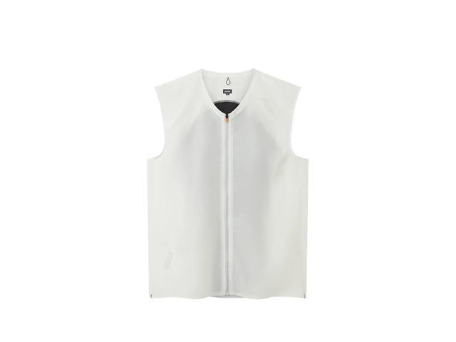 SOAR Running SOAR Running Rainout Gilet Ecru - view 1