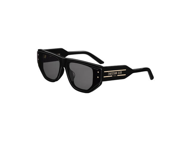Dior Dior Signature S15F Black Rectangular Sunglasses - view 1