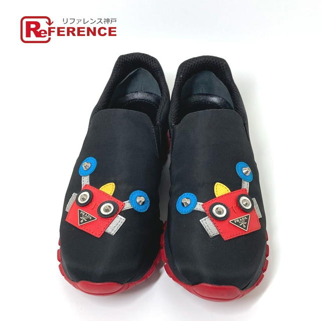 Prada Shoes Sneakers robot triangle logo triangle logo plateSlip-on - view 1