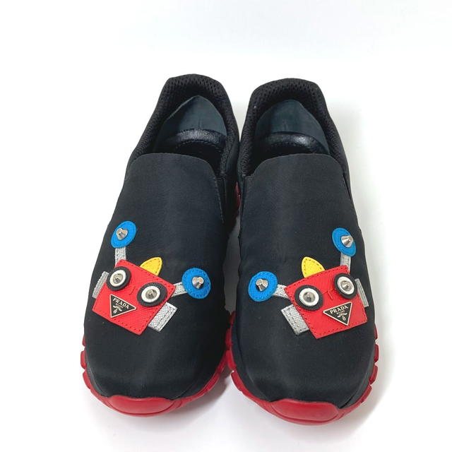 Prada Shoes Sneakers robot triangle logo triangle logo plateSlip-on - view 2