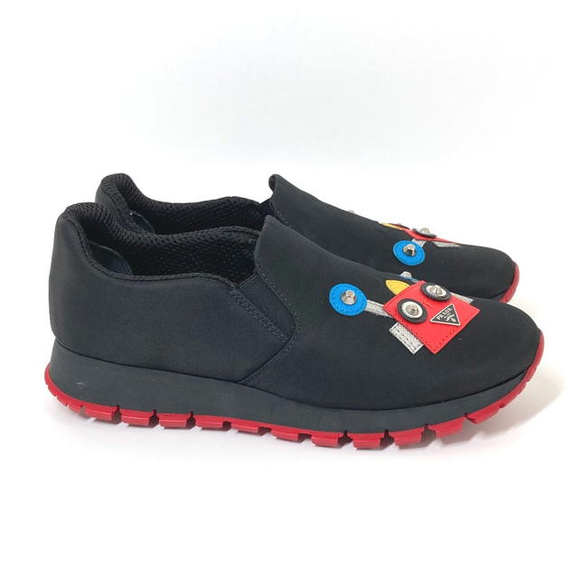 Prada Shoes Sneakers robot triangle logo triangle logo plateSlip-on - view 4