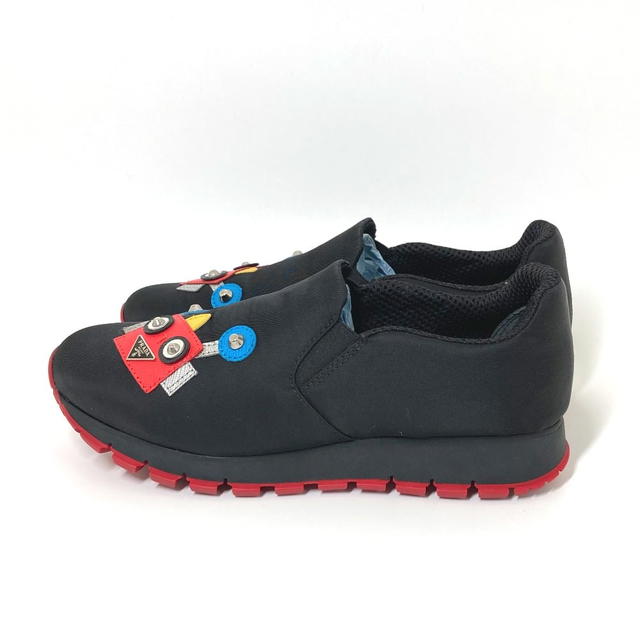 Prada Shoes Sneakers robot triangle logo triangle logo plateSlip-on - view 5
