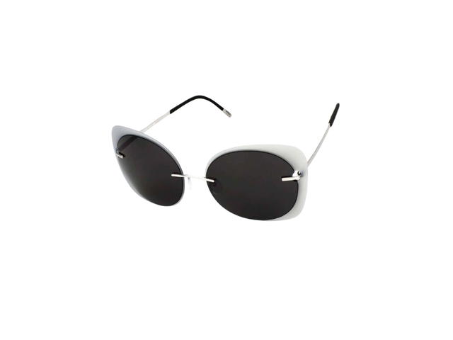 Silhouette Silhouette 8164 Sunglasses In Grey Titanium With Black Lens - view 1